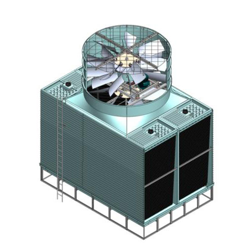 一種同軸雙風機冷卻塔
