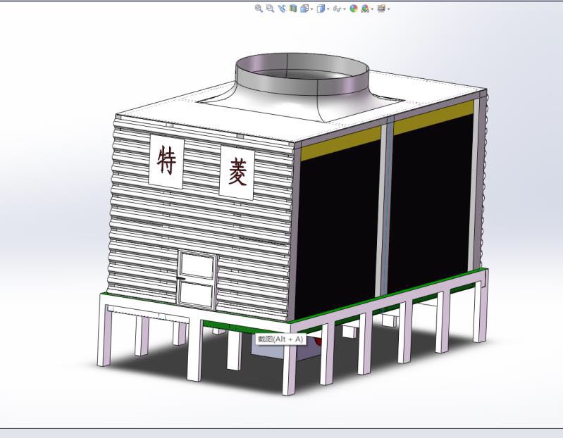 方形橫流冷卻塔風量